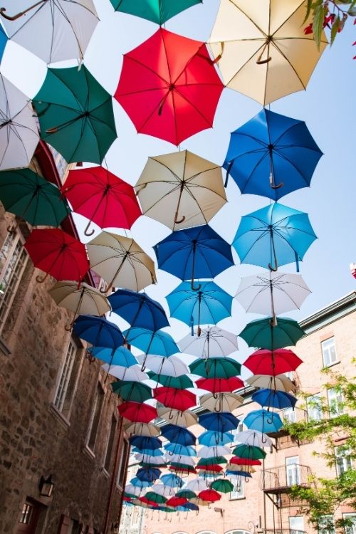 umbrella alley quebec city