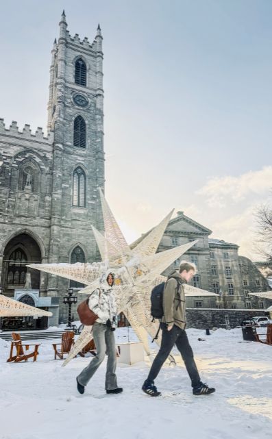 vieux montreal en hiver